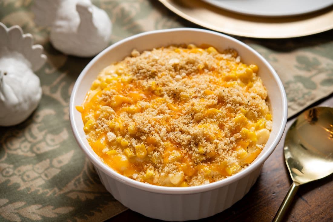 Creamed Corn “Mac & Cheese”